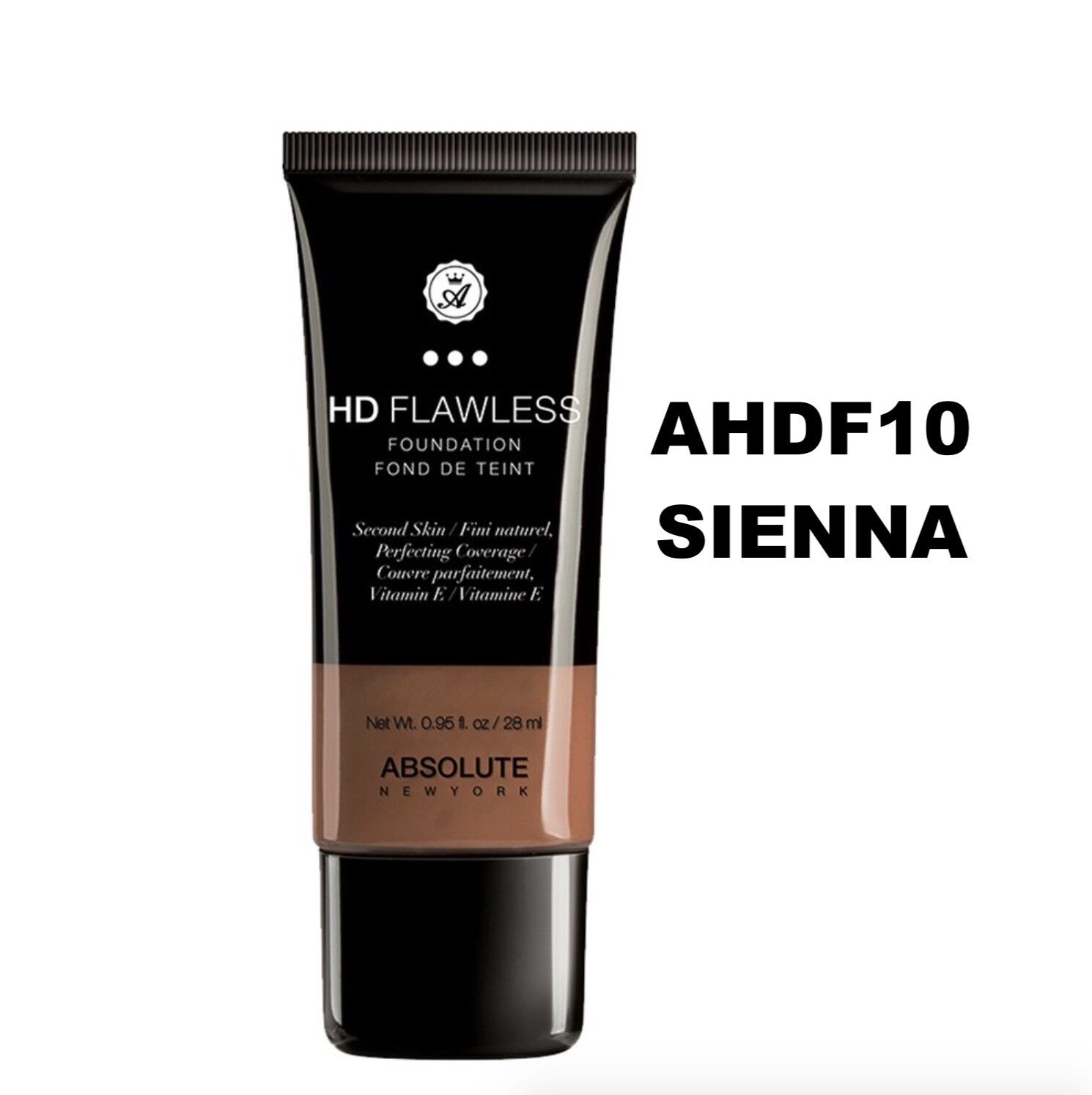 ABSOLUTE NEW YORK HD FLAWLESS FOUNDATION AHDF10 SIENNA 0.95 ABSOLUTE NEW YORK HD FLAWLESS FOUNDATION AHDF10 SIENNA 0.95