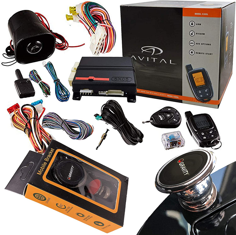 5303L Car Alarm Remote Start and Keyless Entry Vehicle Secur