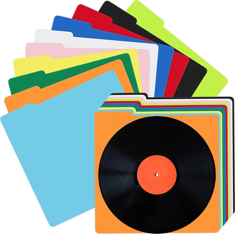 30 Pcs Vinyl Record Dividers Plastic Multicolor Record Divider with Tabs for ...