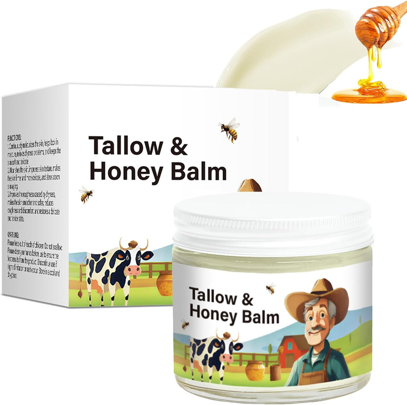 Grass-Fed Beef Tallow Moisturiser for Face & Body - Handmade All-Natural Tallow