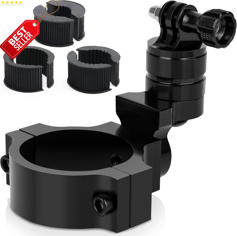 Camera Mount Holder UTV ATV Universal Clamp 1-2in Tube for GoPro Insta360 US