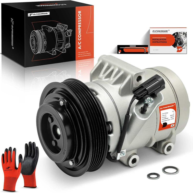 A/C Compressor with Clutch for Ford Fusion 2006-12 Lincoln MKZ 2010 Zephyr 2006