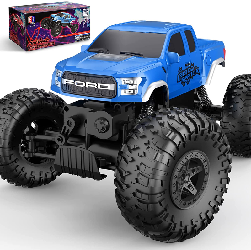 4wd 2 Motors Monster Trucks For Boys, 11 Inches Off Road
