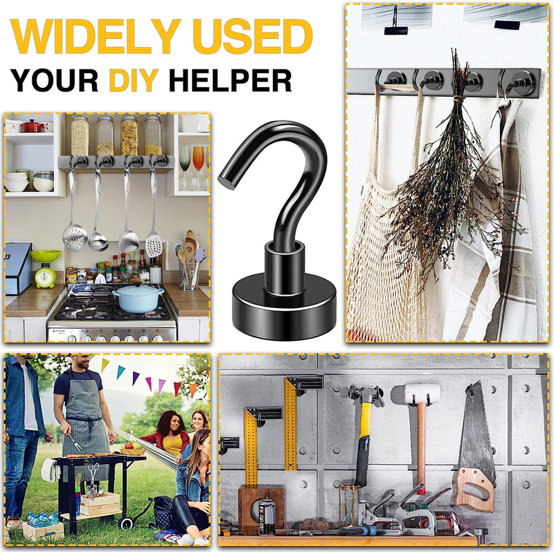 Magnetic Hooks for Refrigerator, Extra Strong Cruise Hook , Heavy Duty Earth Mag