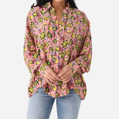 Pre-owned Chufy Joyce Silk Shirt In Fanny Yellow - Size M