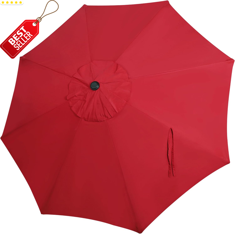 9Ft Patio Umbrella Replacement Canopy Outdoor Market Table Top 8 Rib US