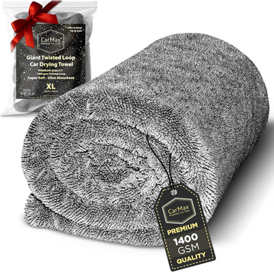 Carmax® - Original Twisted Loop Car Drying Towel - Double-Sided XL - 60Cm X 40Cm