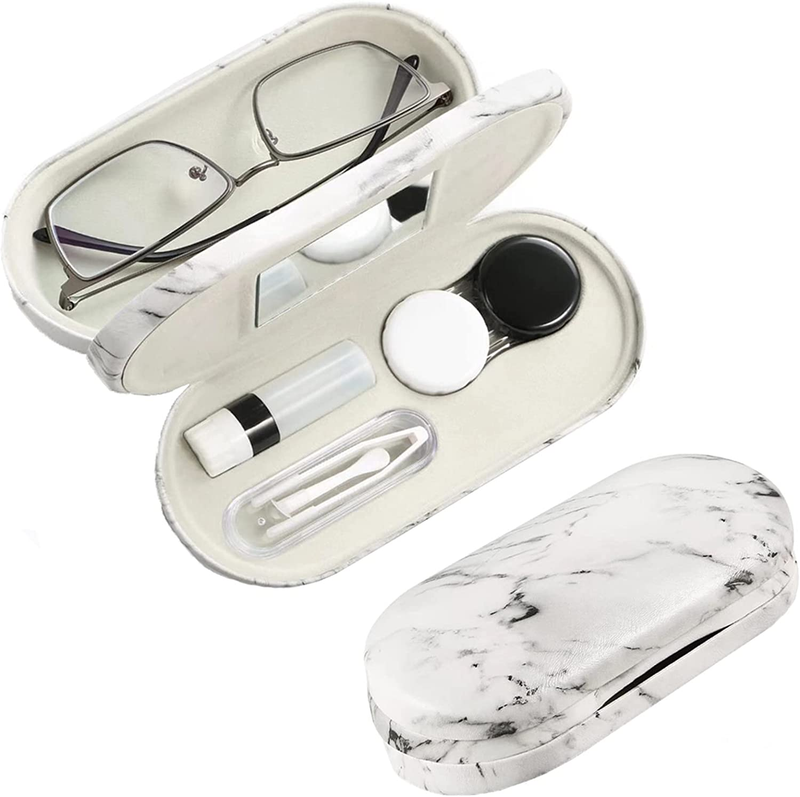 Contact Lens Case, Contact Case Kit, 2 in 1 Double Sided Portable Contact Lense
