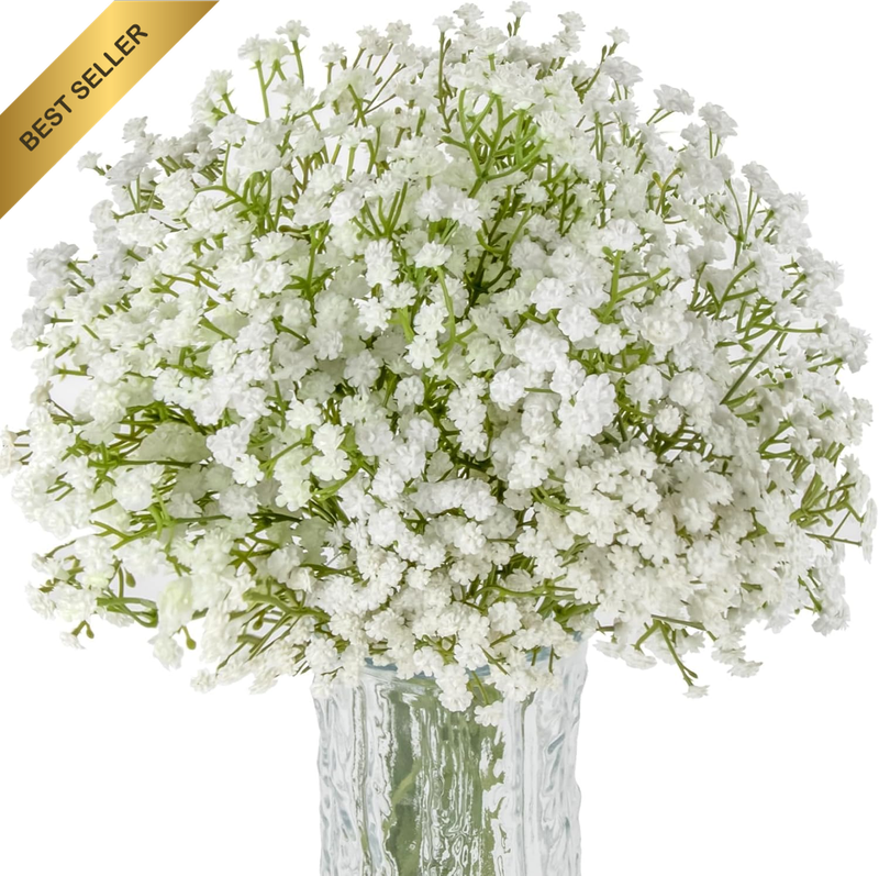 10PCS Baby Breath Artificial Flowers Fake Babys Breath Gypsophila Flowers Bulk R