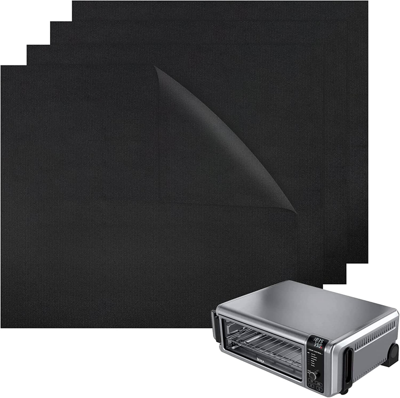 Liners, 11x12 Inches, Set Of 4, Reusable Toaster Oven Liners, Com
