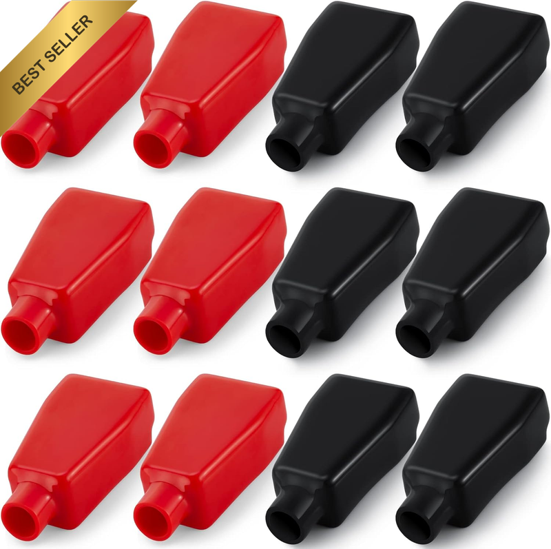 Battery Terminal Covers Insulating Protector Sleeves Positive and Negative Cable