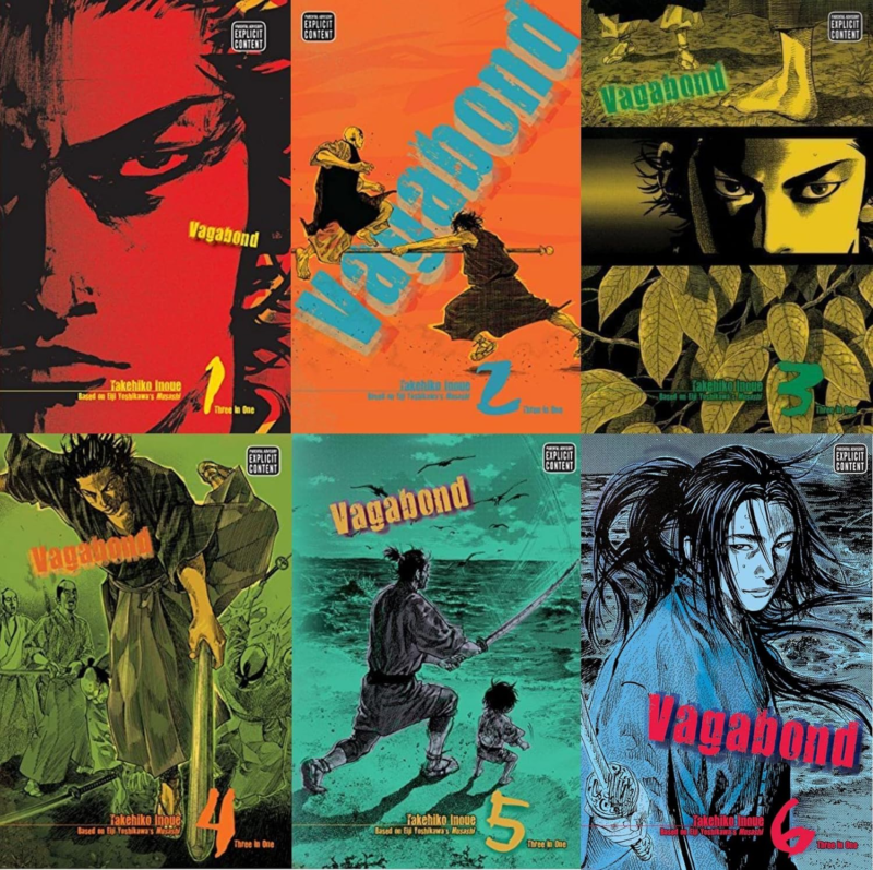 Vagabond VIZBIG Edition Manga 6-book Set Vol 1-6 by Takehiko Vagabond VIZBIG Edition Manga 6-book Set Vol 1-6 by Takehiko