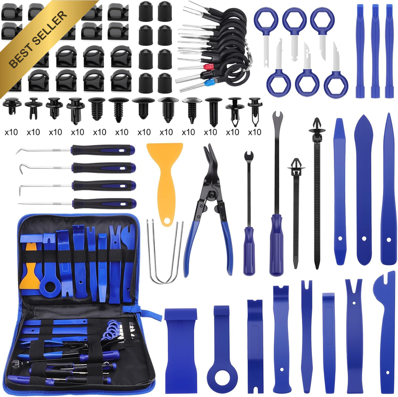 330Pcs Auto Plastic Trim Removal Tool Kit, Auto Clip Pliers/Fastener Terminal Re