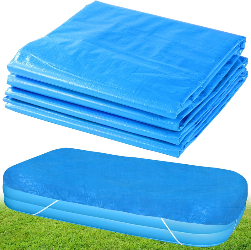 6.7 × 10 FT Rectangular Pool Cover,Inflatable Swimming Pool Cover Fits under 120