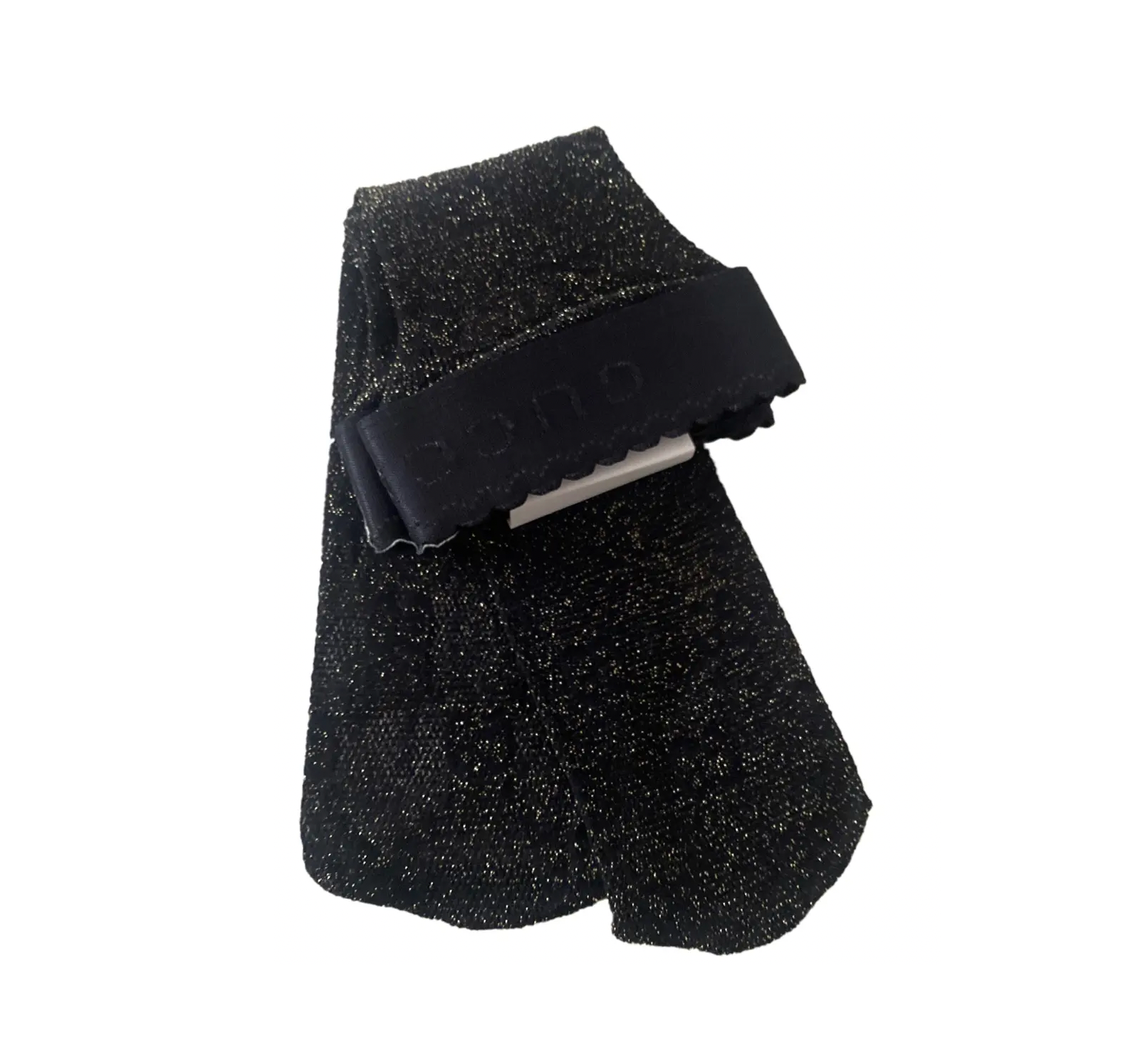 【廃盤品】Gucci GGラメソックス ブラック Gucci GG Logo Black / Gold Glitter Hosiery Socks Size M | eBay