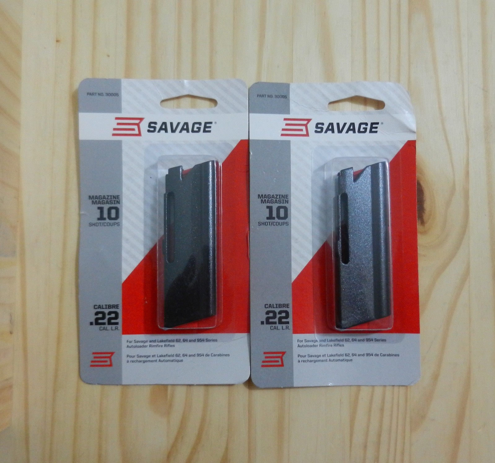Savage Factory 10 Round 22 LR Magazines; 2 Mags; Fits Mod 62