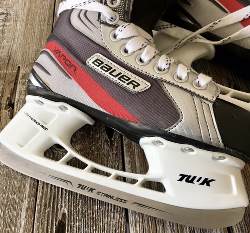 Bauer Vapor X 1.0 Lightspeed Pro Hockey Skates 2R Tuuk Stainless Us3