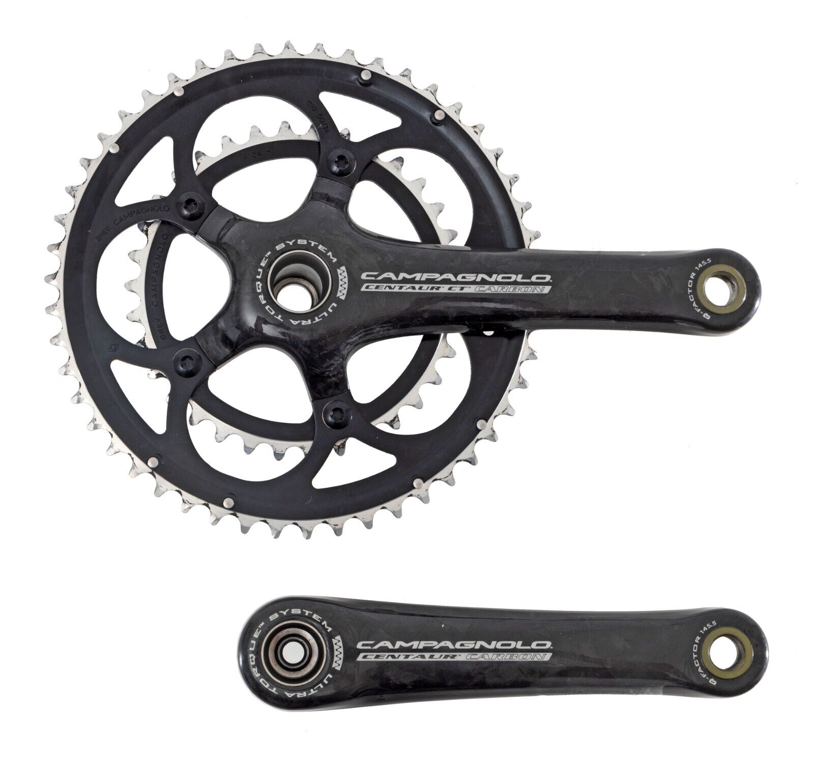 Campagnolo Centaur CT Carbon 2x 10 Speed Road Bike Crankset Campagnolo Centaur CT Carbon 2x 10 Speed Road Bike Crankset