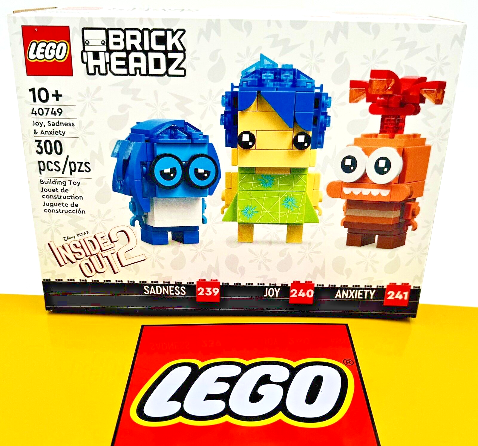 【sskd39】3 Joy, Sadness & Anxiety 40749 | BrickHeadz | Buy online at