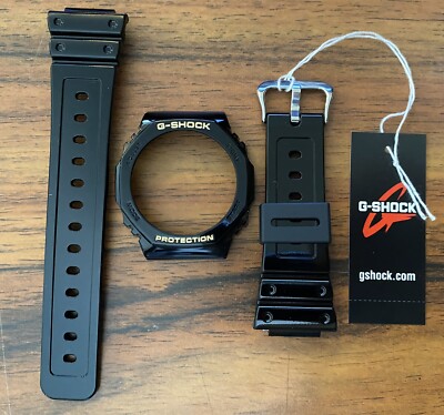100% ORIGINAL Casio G-Shock New GA2100 Band Bezel Replacement Casioak black