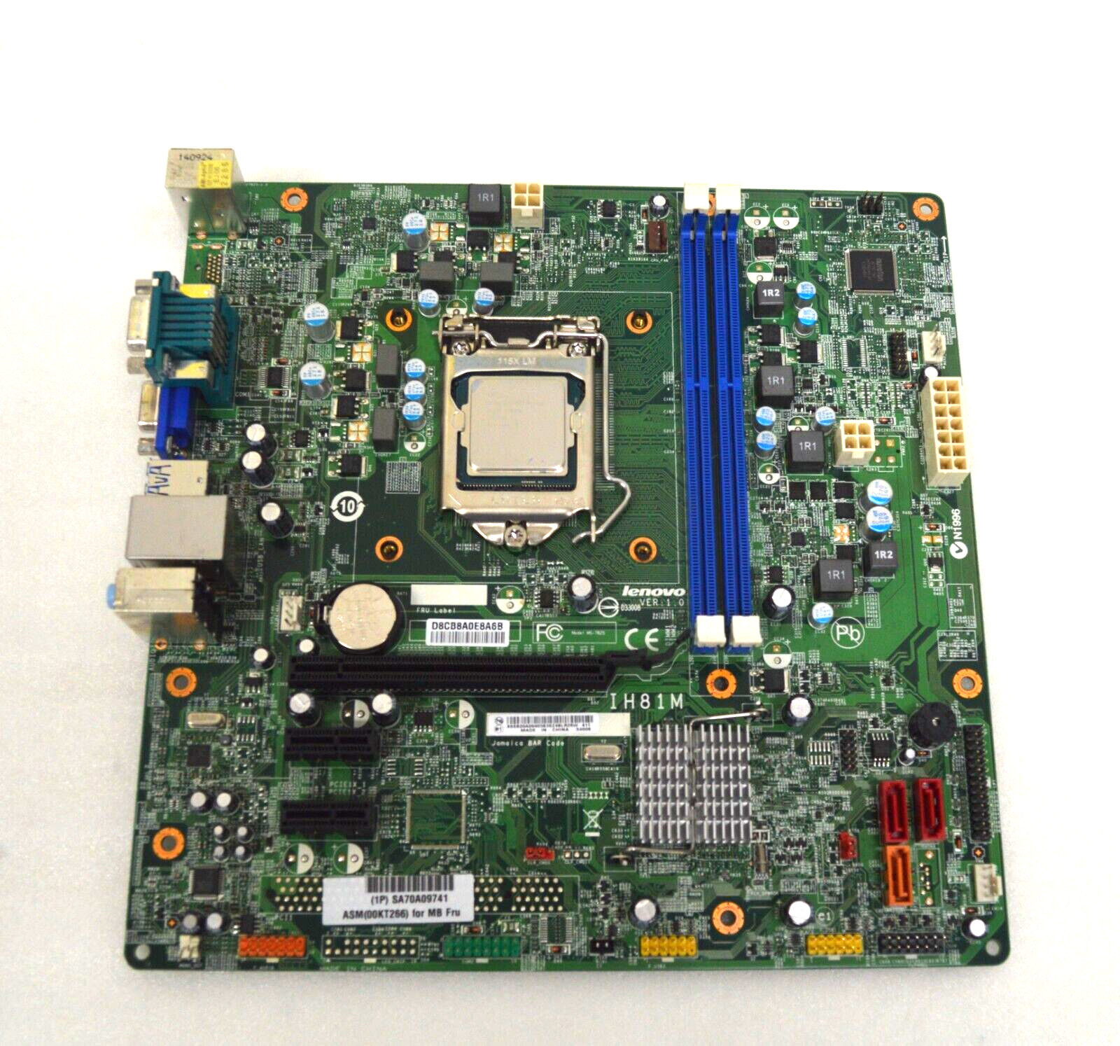 Lenovo Motherboard IH81M 00KT266 w/ i5-4430 CPU | eBay Lenovo Motherboard IH81M 00KT266 w/ i5-4430 CPU | eBay