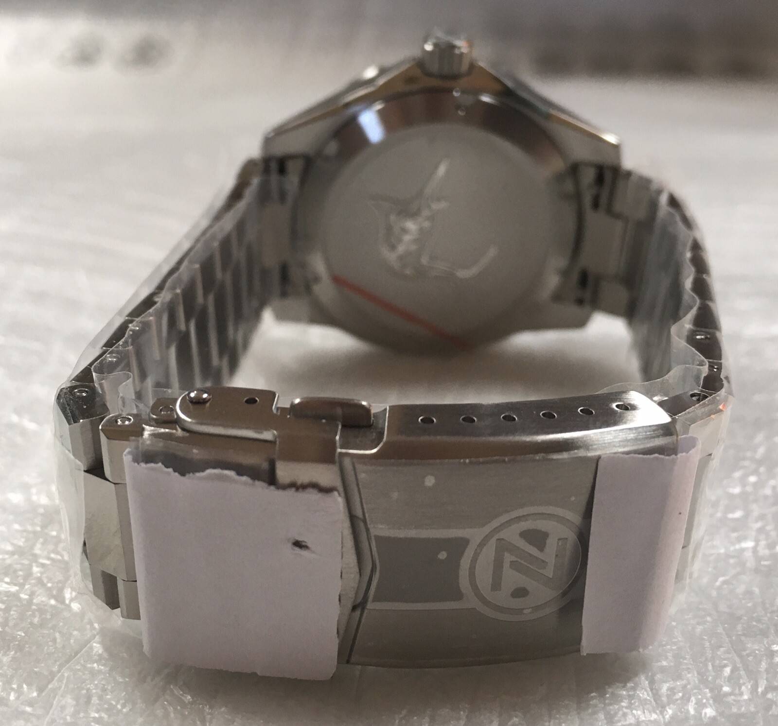 Pre-owned Zelos Swordfish 40mm Ss Steel Mop Mother Of Pearl Watch - Dealer & Warranty