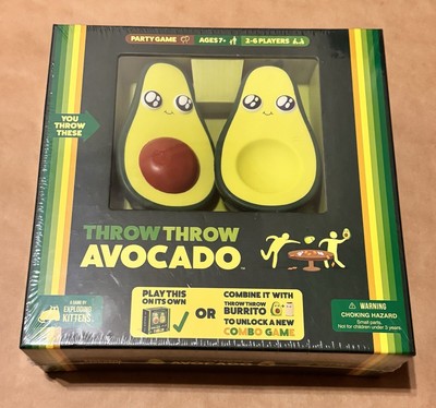 Throw Throw Avocado Game Party Game 2-6 Players Ages 7+ Brand New Sealed