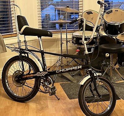 Vintage Raleigh Chopper Mk2 Bike Black Prismatic