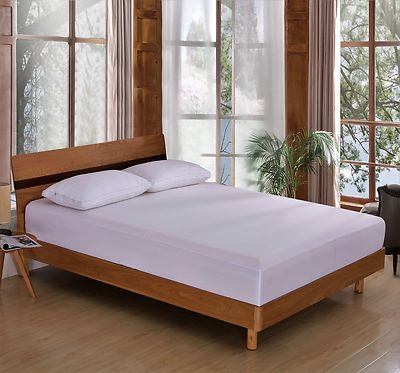 QUEEN Bed Bug Proof MATTRESS PROTECTOR Softest Polyestr FABRIC Zippered MATTRESS