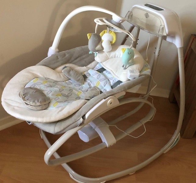 ingenuity smartsize gliding swing and rocker assembly