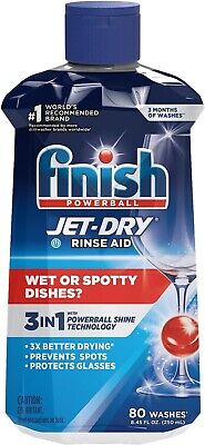 Finish Jet-Dry Rinse Aid, Dishwasher Rinse Agent & Drying Agent, 8.45 Fl Oz May