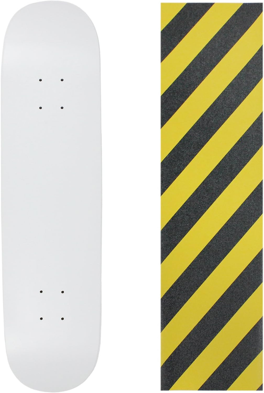 Deck Pro 7-ply Canadian Maple Dip White With Griptape