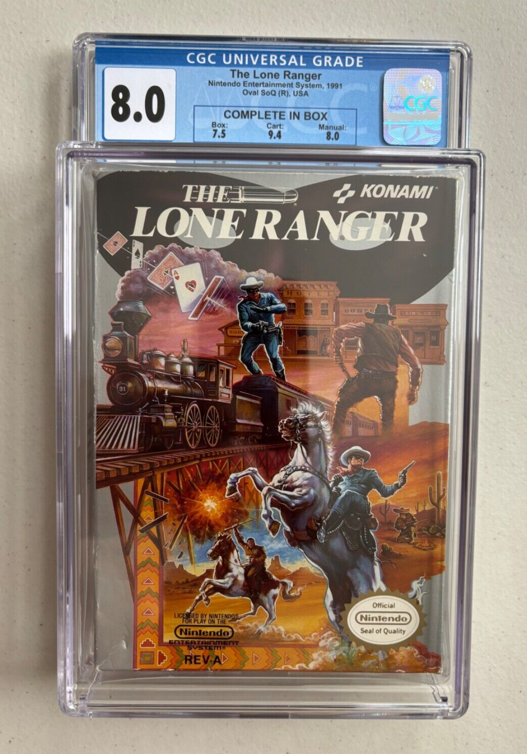 Nintendo NES The Lone Ranger Video Game Complete in Box CIB Nintendo NES The Lone Ranger Video Game Complete in Box CIB