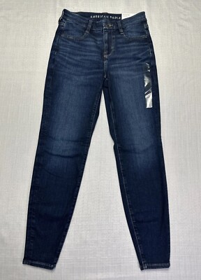 NWT American Eagle Curvy High Rise Jegging Next Level Stretch Size 2 Short 26W