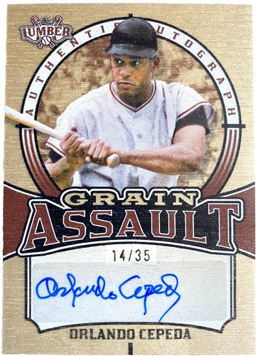 2024 Leaf Lumber - Orlando Cepeda #GA-OC1