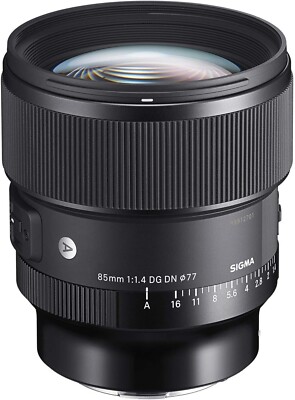 Sigma 85mm F1.4 DG DN Sony E (322965) (Renewed)