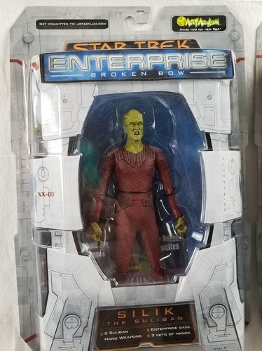 Enterprise Broken Bow SILIK & KLAANG action Figures New Sealed 2002
