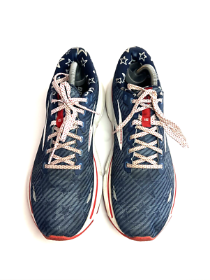 Brooks Ghost 15 Red White Blue Stars USA Theme Women Sneakers