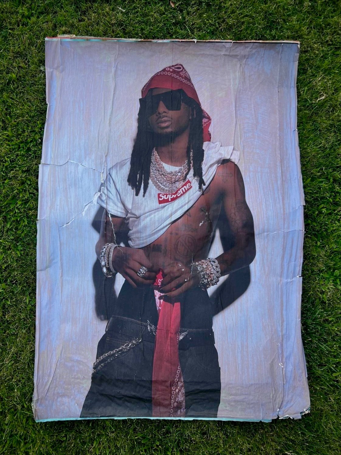 25FW Supreme Poster “ Playboi Carti “ Playboi Carti for Supreme (FW25) Photographed by @gunnerstahl.us