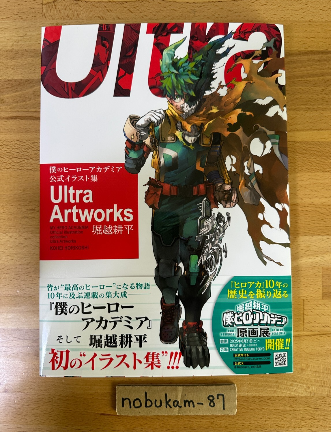 My Hero Academia Official Illustration Collection Ultra Artwork | eBay