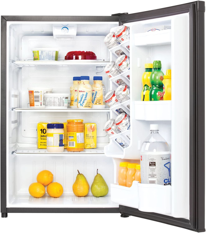 Designer 4.4 Cubic Feet Compact Refrigerator (DAR044A4BDD-3) Black