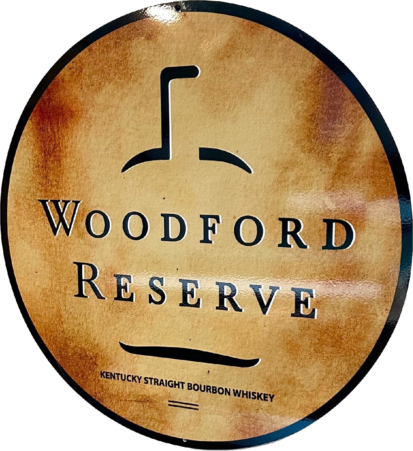 Woodford Reserve Bourbon Sign - 24 in Diam. Aluminum Indoor/Outdoor Application