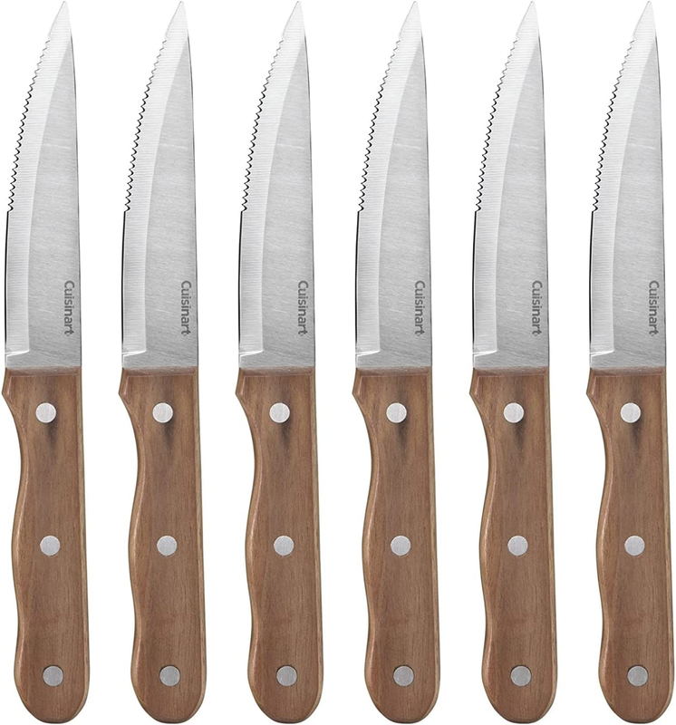 Knife Set with Block High Carbon Stainless Steel C77WTR-15P 6-14-15-16 Piece