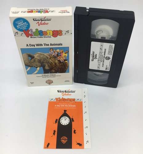KIDSONGS View-Master Video Music Stories VHS Tape A DAY WITH