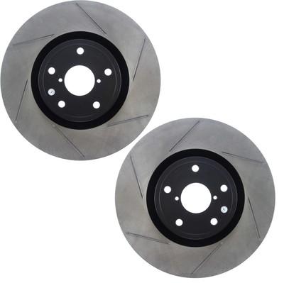 пара компл. 2 Передний StopTech Слотированные Диски. Тормозные Rotors применяется для Subaru Impreza WRX STI