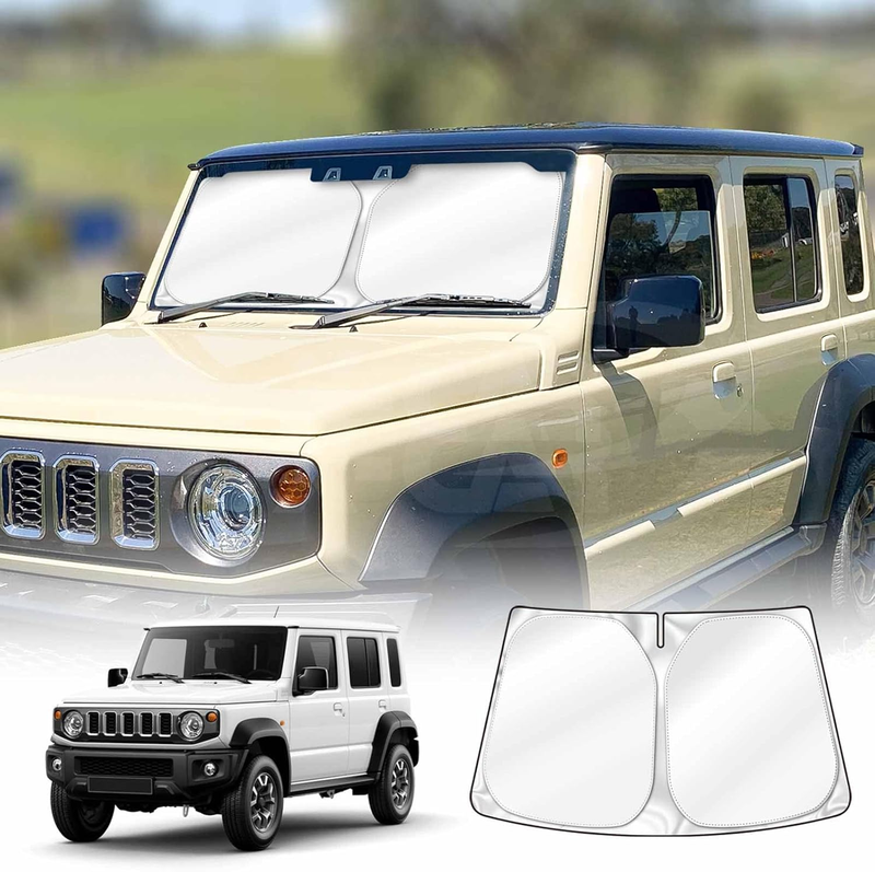 Windscreen Sun Shade for Suzuki Jimny XL 5-Door 2023-Onwards Blocks UV Rays Fold