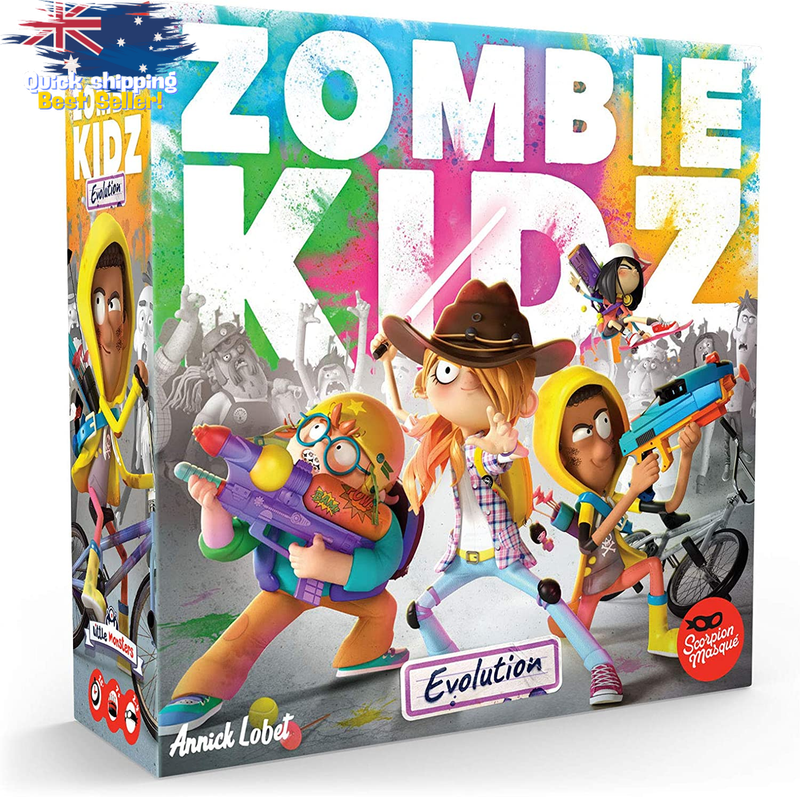 Zombie Kidz Evolution Card Game - IELLO Multiplayer Fun, Kids Ages 7+