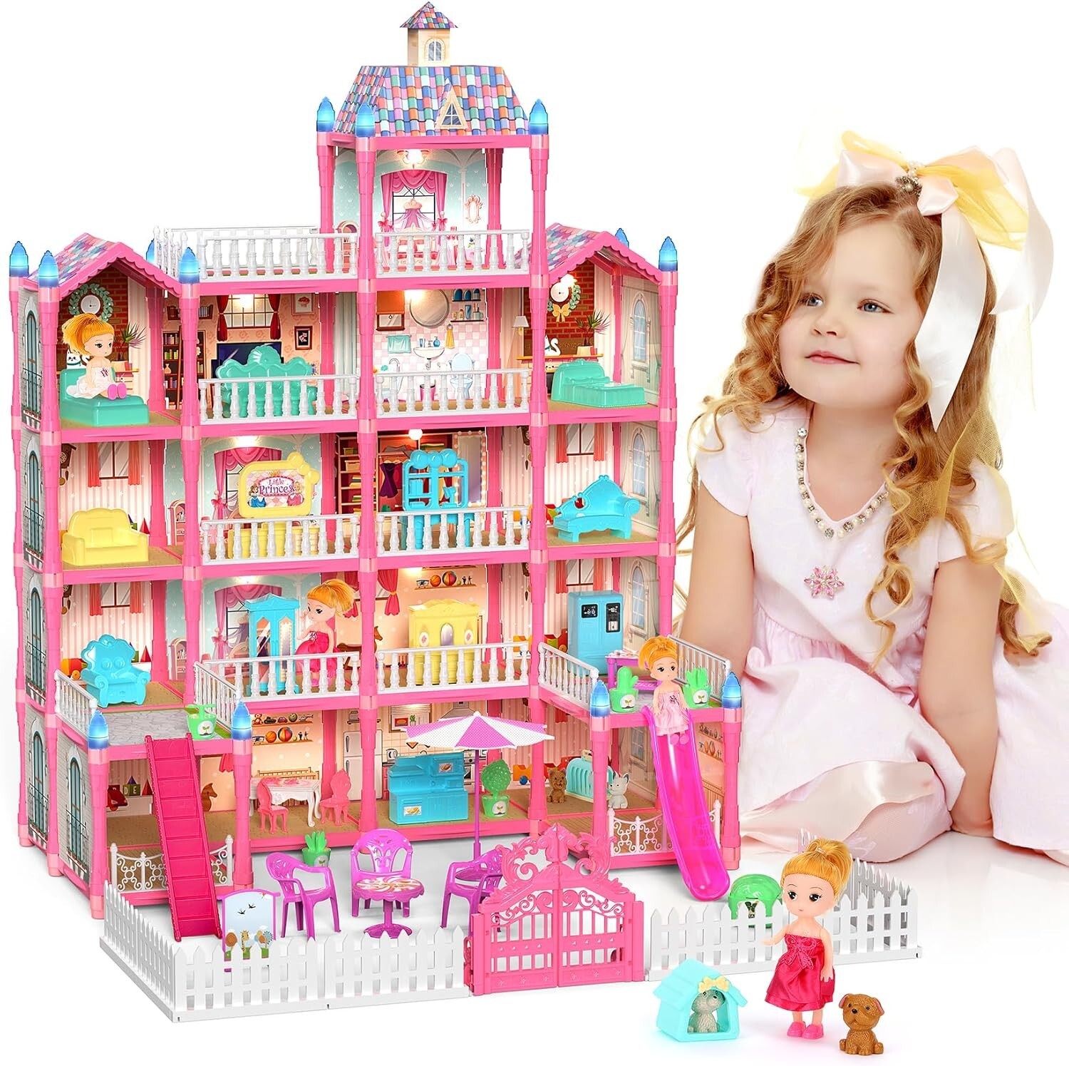 箱なし Hallmark Barbie Family Deluxe House 2007 Barbie Family Deluxe House | QXI7267 | Hallmark