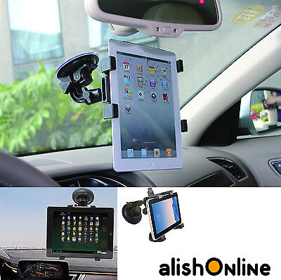 360 Rotate Windscreen Car Suction Mount Holder 6" To 11" for Tablet and iPad