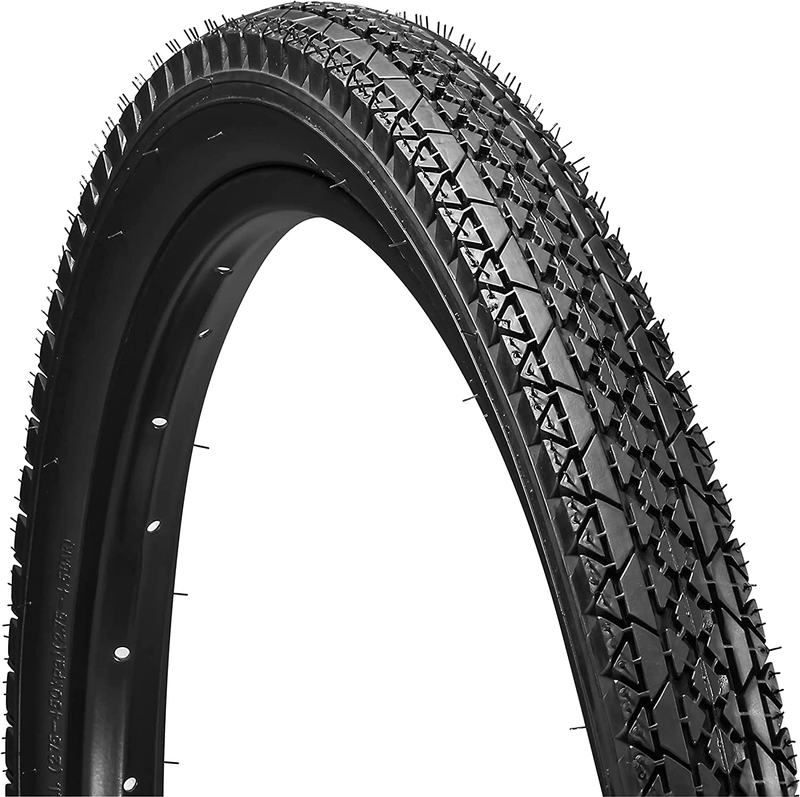 Tire, Cruiser Hybrid Bicycle Tires, Smooth Tread, Black